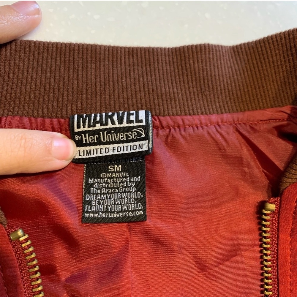 MARVEL Her Universe: Limited Edition Stark Industries Bomber Jacket - Picture 8 of 13